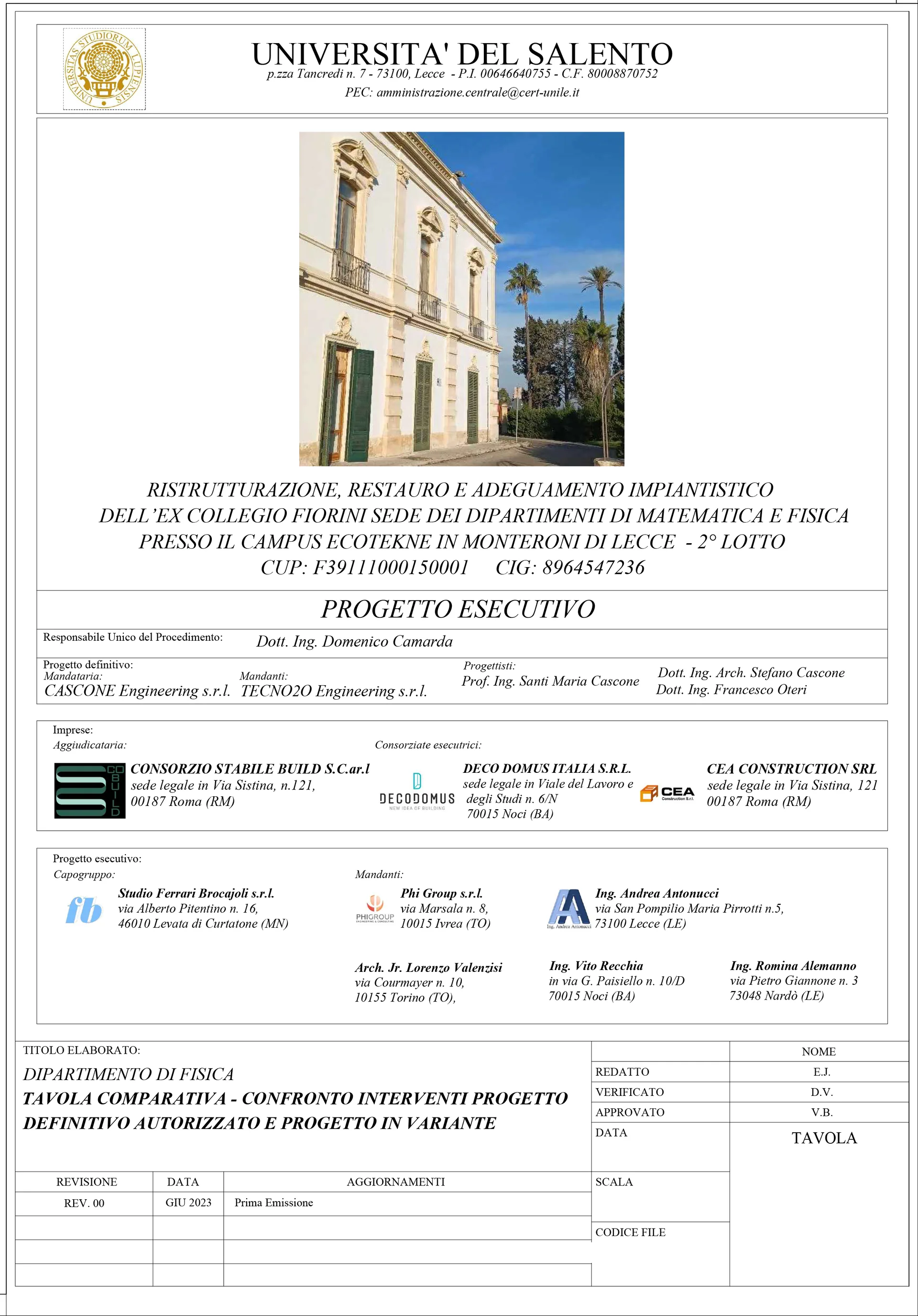 Lavori di ammodernamento e adeguamento strutturale, energetico e impiantistico degli edifici del Polo Tecnologico - Recupero ex Collegio Fiorini — foto 3