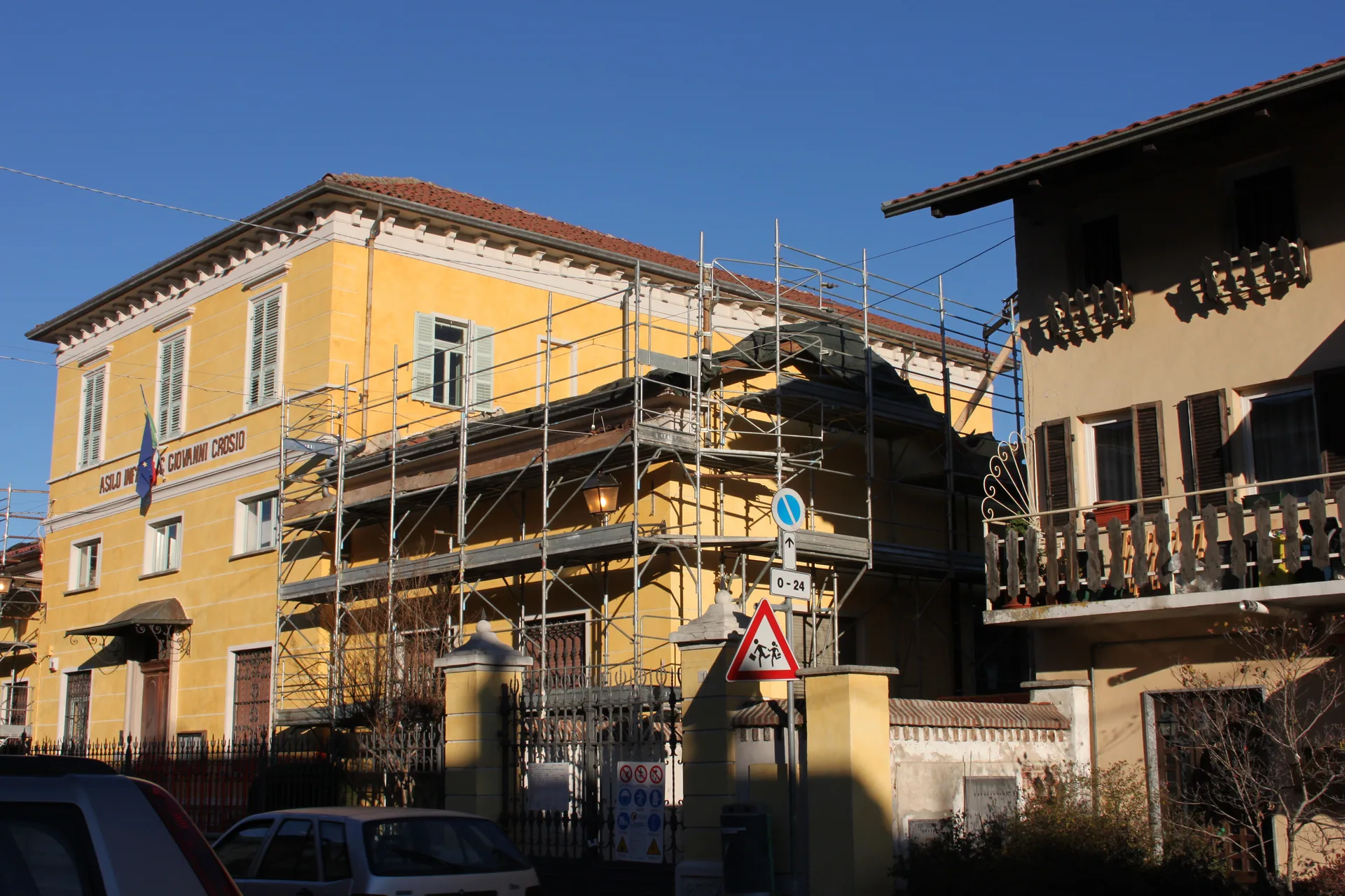 Ristrutturazione edilizia dell'edificio sede dell'Asilo Infantile Giovanni Crosio in Alice Castello (VC) – Restauro delle decorazioni interne ed opere accessorie — foto 3